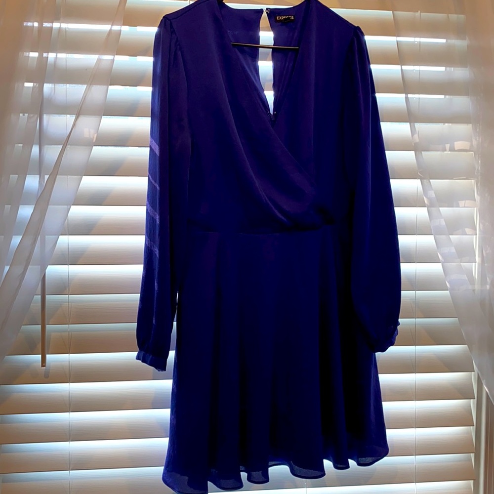 Royal blue dress